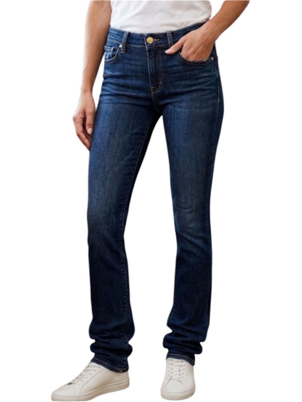 7 For All Mankind Low Rise Bootcut Jeans Size 26 - 28 x 31
S